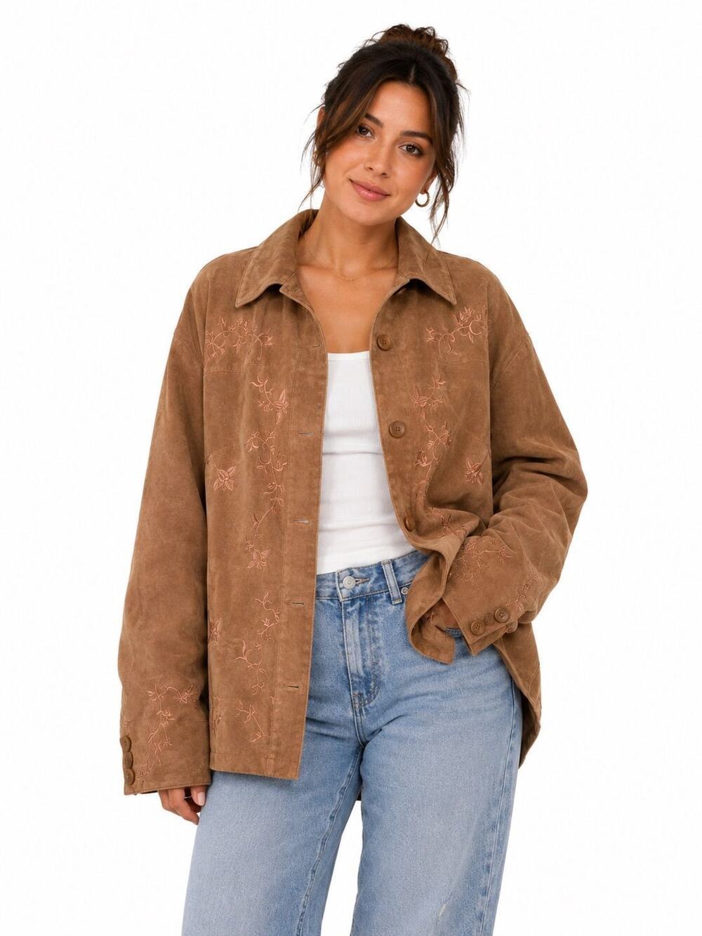 Vintage Leather Bernardo Jacket- Spots on Jacket